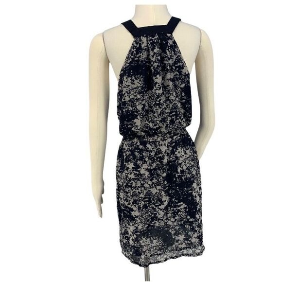 Fred David Black & Cream Sleeveless Date Night Cocktail Party Dress [Med] New - Picture 2 of 10